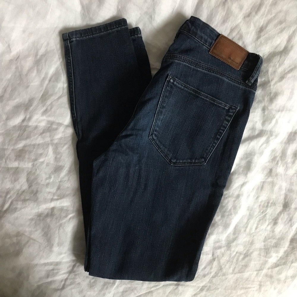 Madewell skinny ankle high rise denim